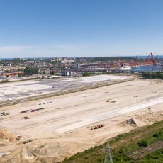 NDI - Budowa placów składowych w Porcie Gdynia - nawierzchnia betonowa