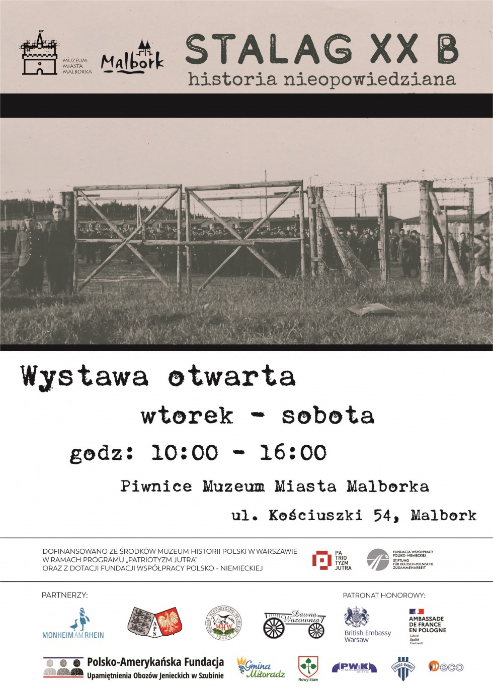 Malbork. Muzeum Miasta zaprasza na wystawę poświęconą obozowi niemieckiemu Stalag XX B.