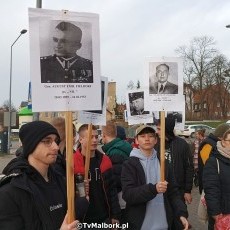 Uroczystość Dnia Pamięci Żołnierzy Wyklętych w Malborku. 