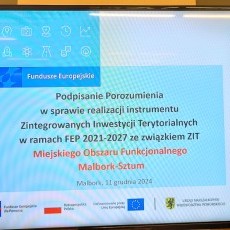 Ponad 91 mln zł dofinansowania trafi do MOF Malbork-Sztum. 