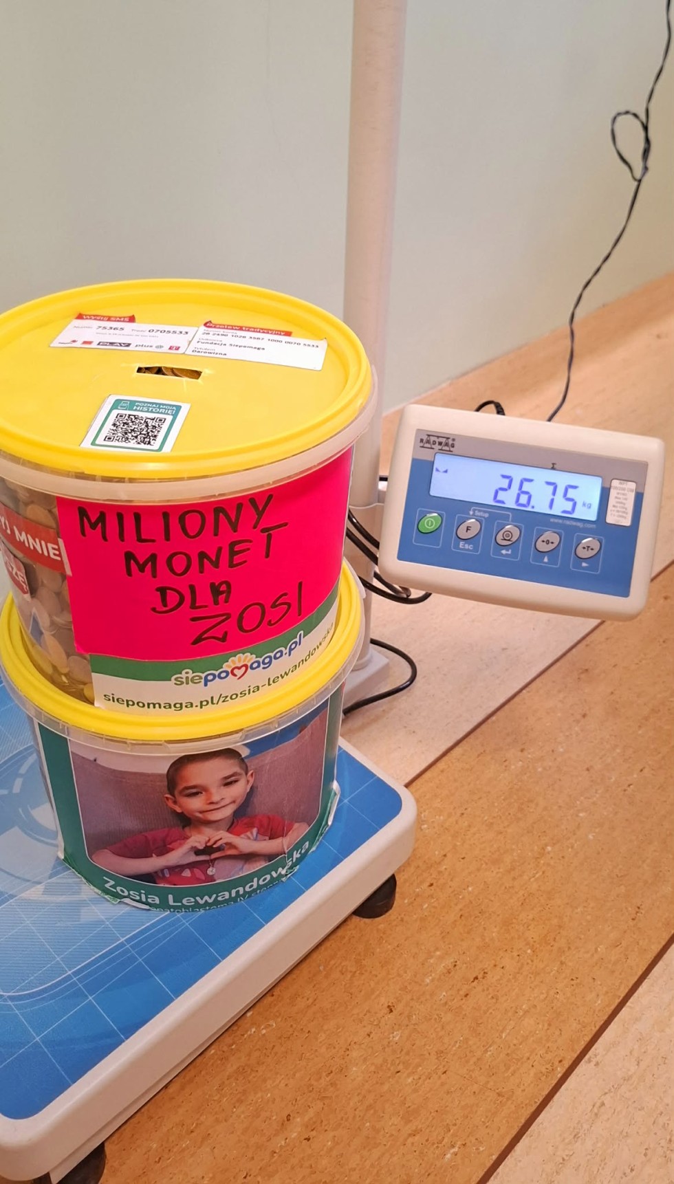 Miliony monet dla Zosi – uczniowie Technikum nr 3 w Malborku wspierają małą bohaterkę.
