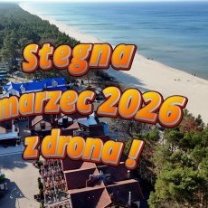 Stegna z Lotu Ptaka ? Niesamowita Plaża i Morze Bałtyckie | Dron - fotorelacja
