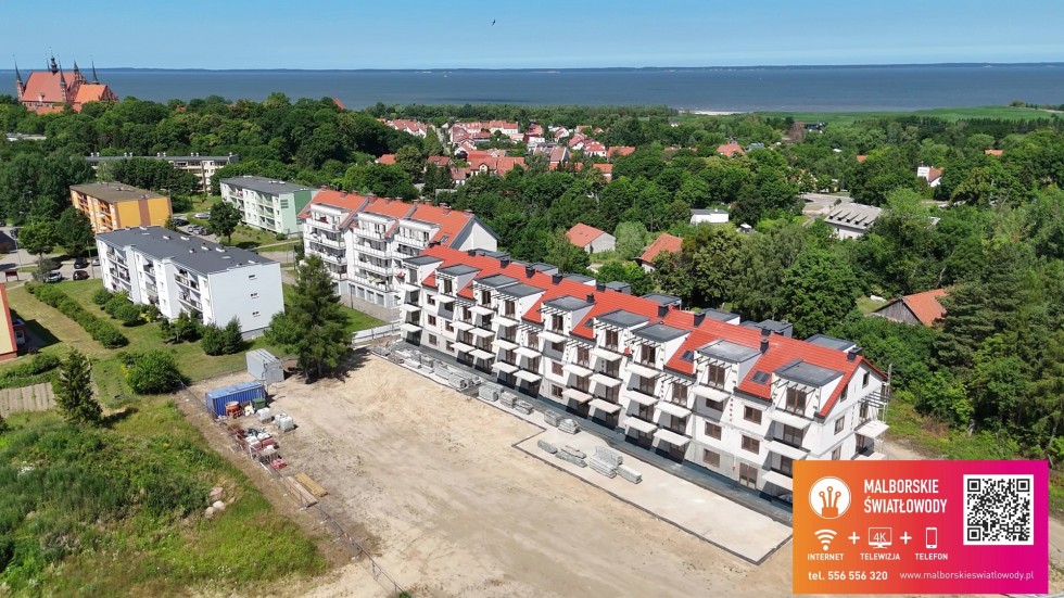 Osiedle Słoneczne Bis we Fromborku z dostępem do superszybkiego światłowodu.…