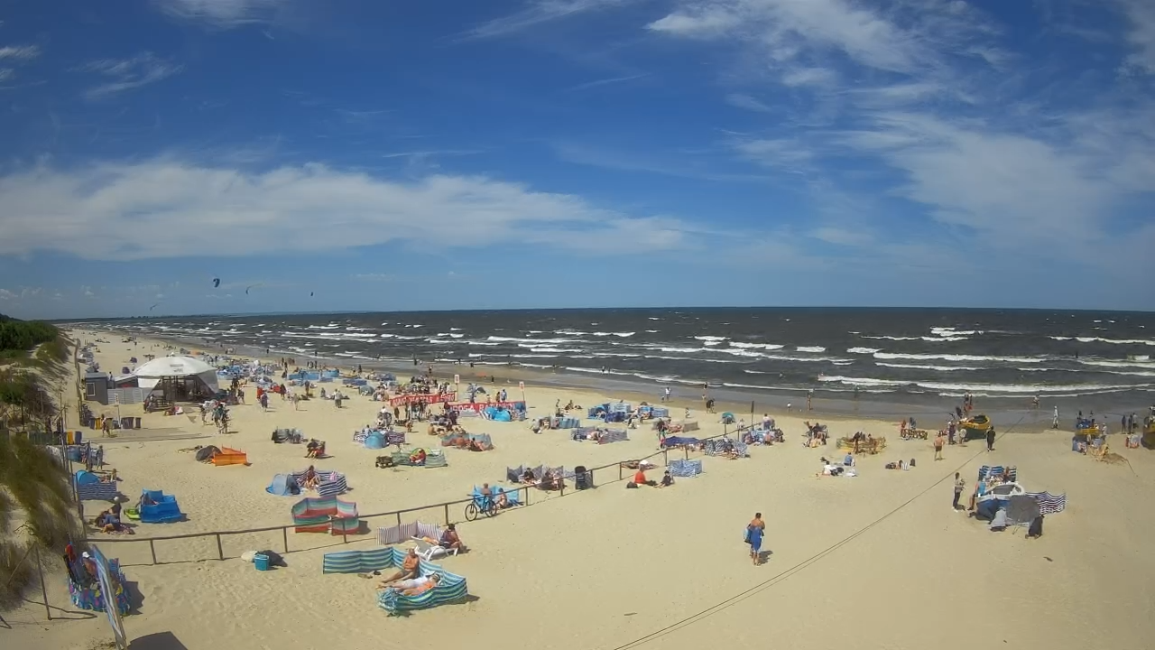 Jantar plaża live. Pogoda w Jantarze. Kamery nad Morzem Bałtyckim 