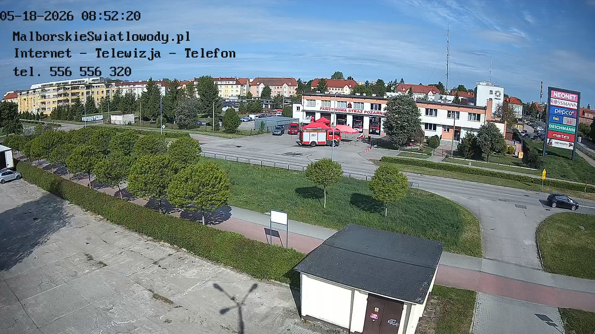 Józefa Wybickiego Malbork - Państwowa Straż Pożarna - Kamera Pogodowa…