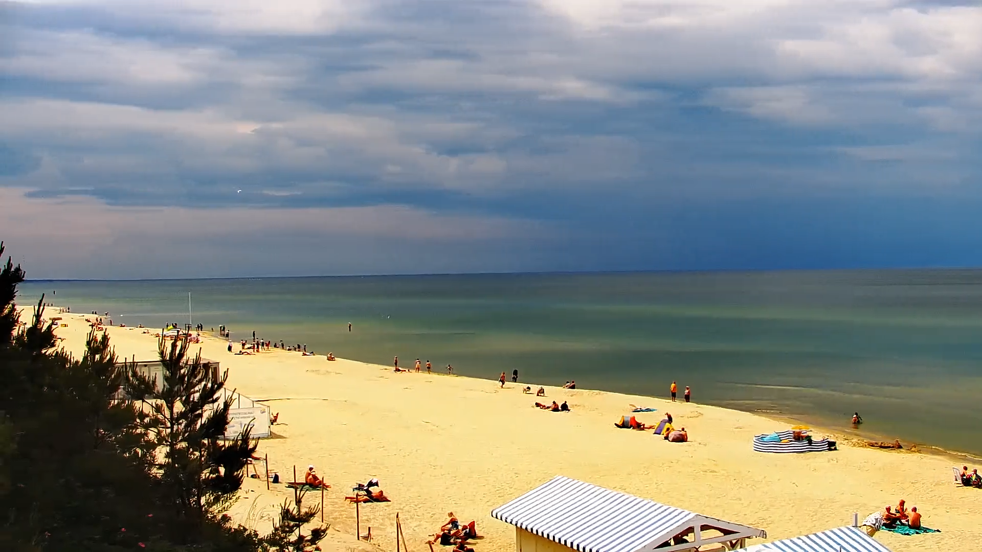 Krynica Morska NA ŻYWO Zobacz plażę teraz - kamera live 24/7
