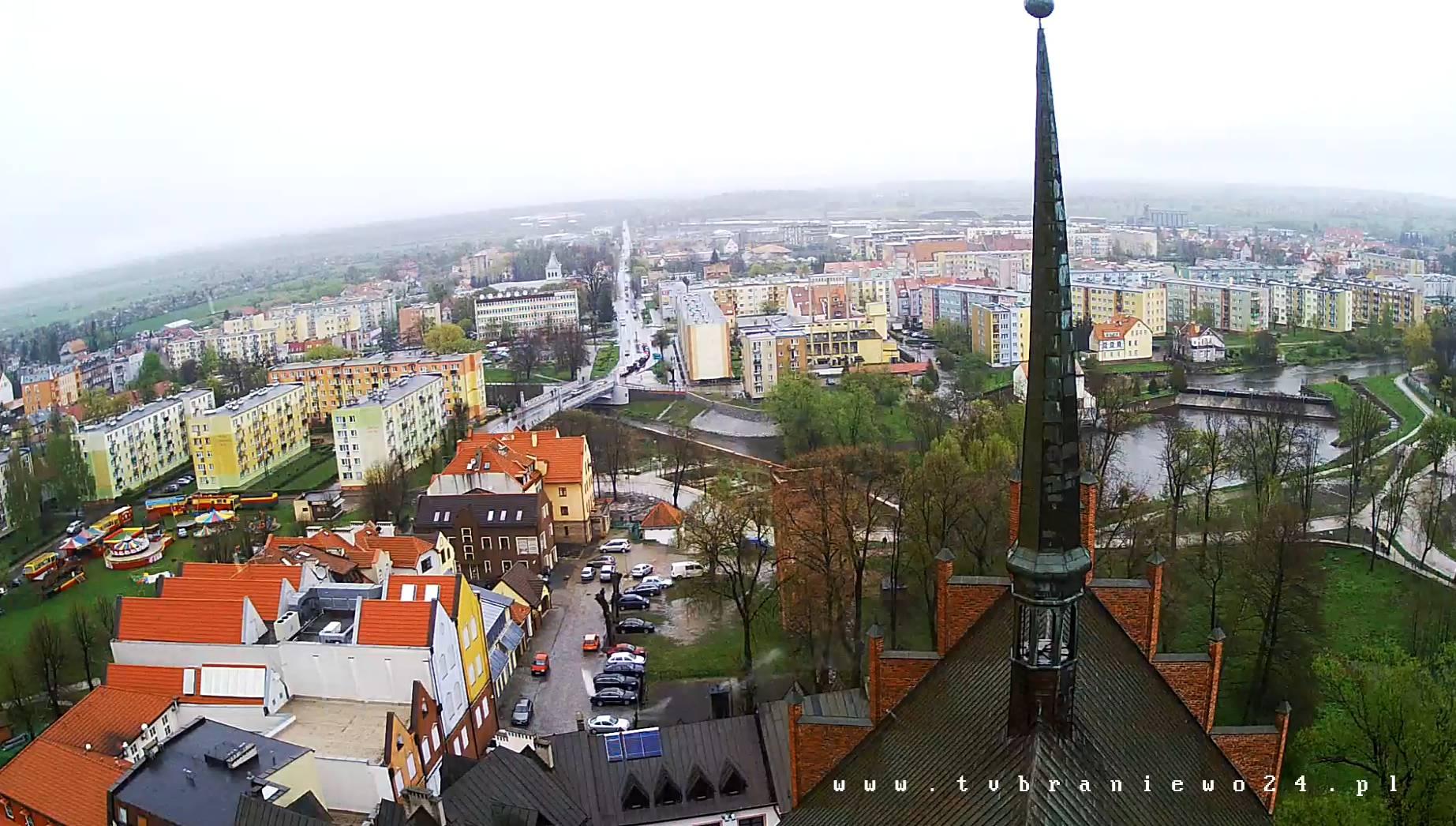 Podgląd: Braniewo OnLine - Panorama Miasta. Bazylika Mniejsza  pw. Św. Katarzyny  w Braniewie