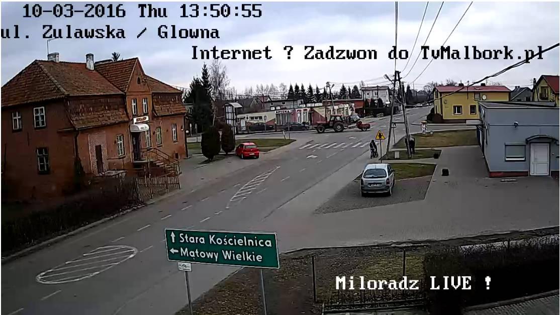 Podgląd: Miłoradz na żywo! - Urząd Gminy 82-213 Miłoradz - ul. Żuławska / Główna