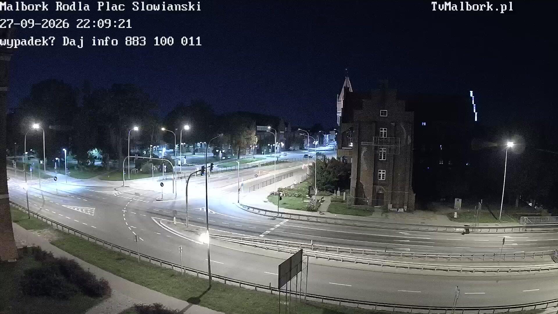Podgląd: Malbork kamera Al. Rodła - Plac Słowiański - Droga Krajowa nr 22 i 55