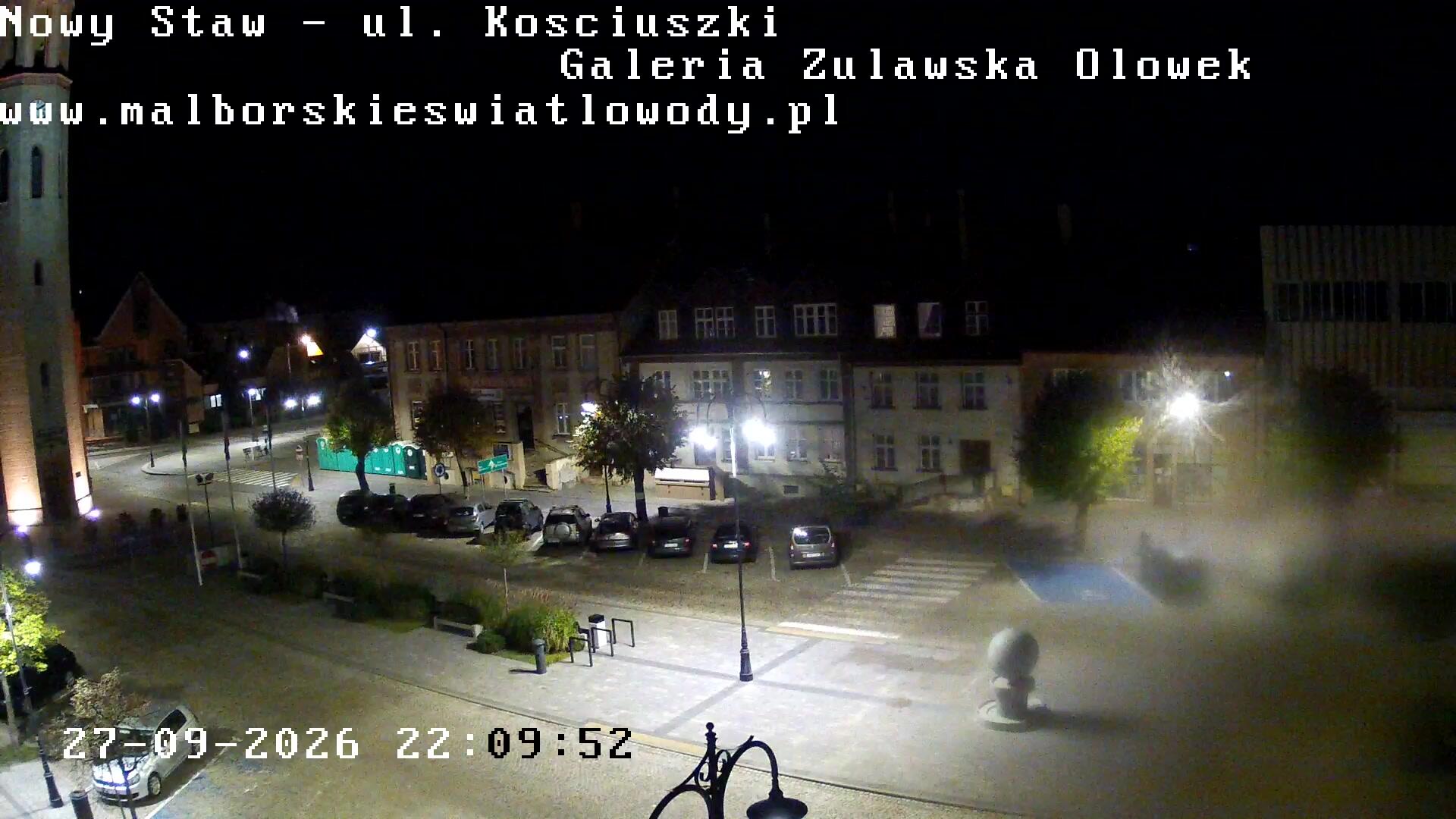 Podgląd: Nowy Staw - Galeria Żuławska Ołówek - ul. Kościuszki. Kamery w Nowym Stawie