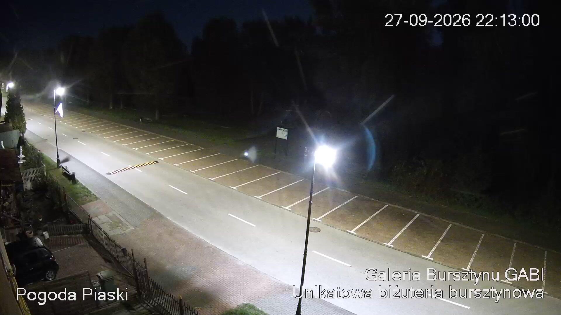 Podgląd: Sklep "KONIK" Krynica Morska - Piaski ul. Słoneczna. Zalew Wiślany na żywo. Granica Unii Europejskiej z Rosją w Piaskach DW 501