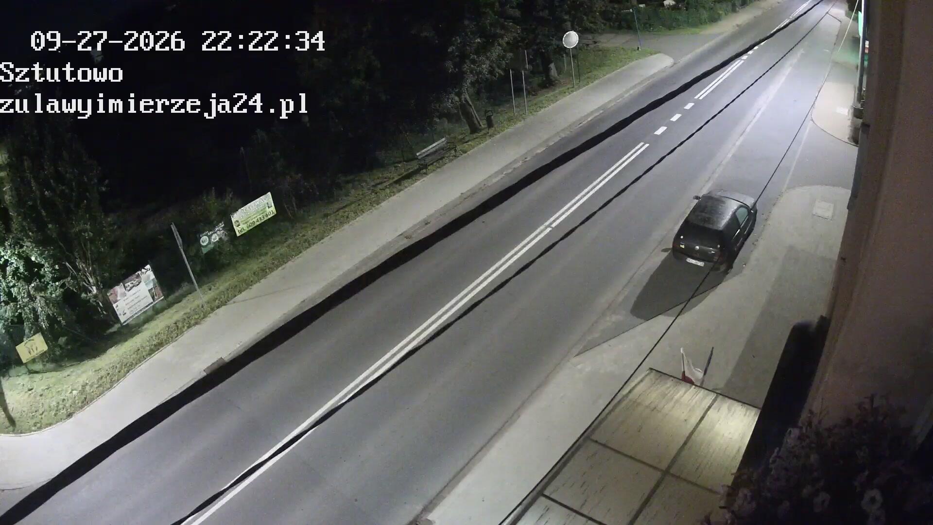 Podgląd: Urząd Gminy Sztutowo, ul. Gdańska 55 - Widok na żywo. Droga Wojewódzka 501
