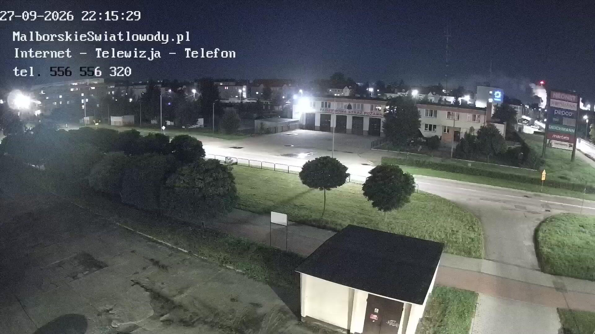 Podgląd: Józefa Wybickiego Malbork - Państwowa Straż Pożarna - Kamera Pogodowa na żywo