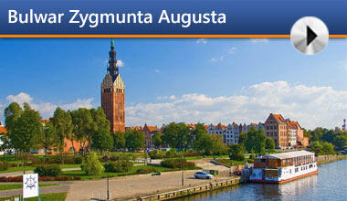 Podgląd: Widok na Bulwar Zygmunta Augusta - Kamera pogodowa Elbląg
