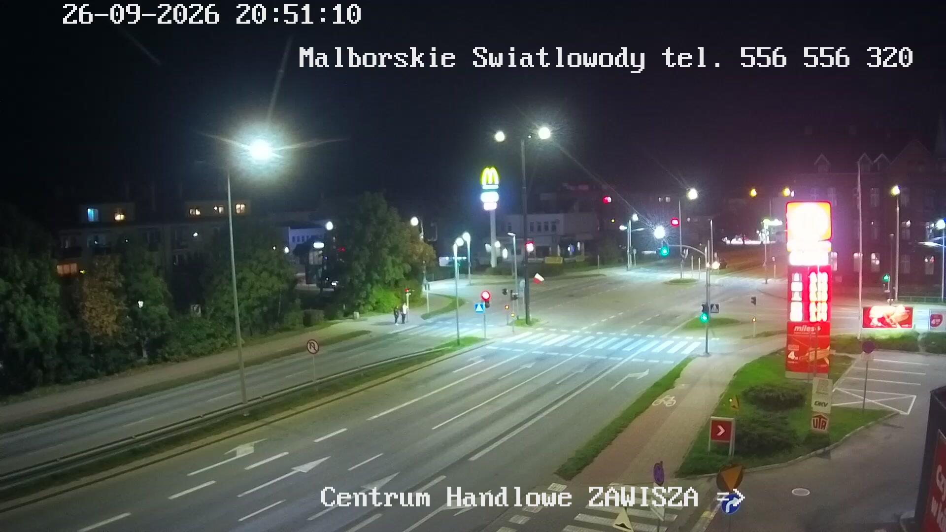 Podgląd: Skrzyżowanie Rodła - Mickiewicza - Malbork - Droga Krajowa nr 22 