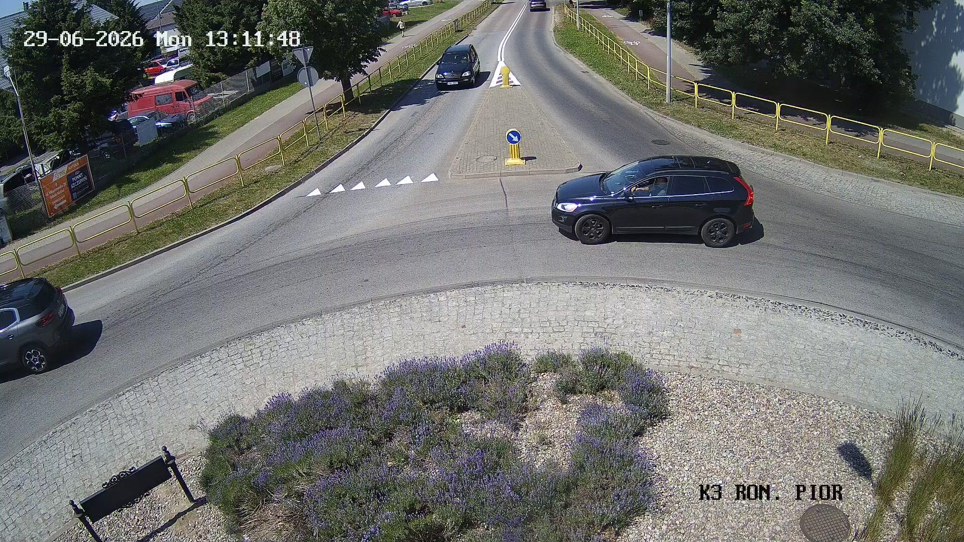 Podgląd: Rondo im. Starosty Zbigniewa Piórkowskiego. Nowy Dwór Gdański na żywo